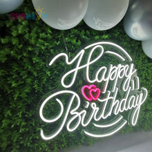 Load image into Gallery viewer, Happy Birthday Neon Sign
