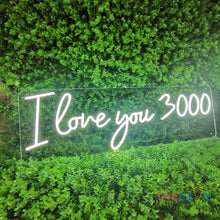 Load image into Gallery viewer, I Love You 3000 Neon Sign