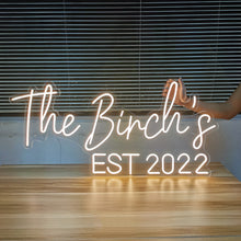 Load image into Gallery viewer, Custom Neon Sign for Wedding Party Birthday Home Wall Decor 2025 2026 Christmas Gifts