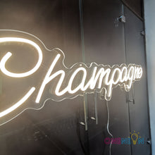 Load image into Gallery viewer, Champagne Neon Sign