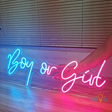 Load image into Gallery viewer, Boy or Girl Neon Sign