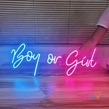 Load image into Gallery viewer, Boy or Girl Neon Sign