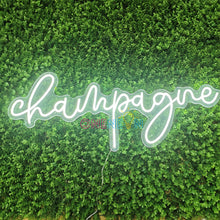 Load image into Gallery viewer, Champagne Neon Sign