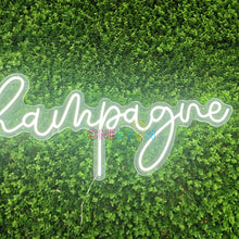 Load image into Gallery viewer, Champagne Neon Sign