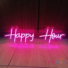 Load image into Gallery viewer, Happy Hour Neon Sign