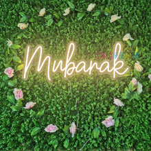 Load image into Gallery viewer, Mubarak Neon Sign