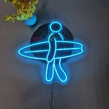 Load image into Gallery viewer, Surfing Neon Sign
