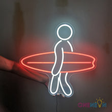 Load image into Gallery viewer, Surfing Neon Sign
