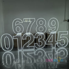 Load image into Gallery viewer, Free Standing 3ft 4ft Height Birthday Number Neon Sign