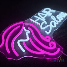 Load image into Gallery viewer, Hair Salon Neon Sign