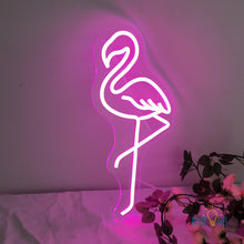 Load image into Gallery viewer, Flamingo Neon Sign