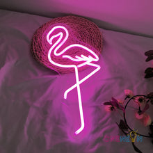 Load image into Gallery viewer, Flamingo Neon Sign