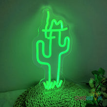 Load image into Gallery viewer, Cowboy Cactus Neon Sign