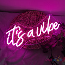 Load image into Gallery viewer, It's a Vibe Neon Sign