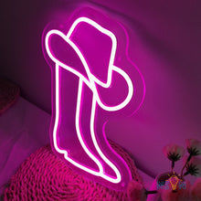 Load image into Gallery viewer, Cowboy Boots Neon Sign