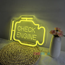 Load image into Gallery viewer, Check Engine Neon Sign
