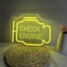Load image into Gallery viewer, Check Engine Neon Sign