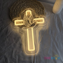 Load image into Gallery viewer, Cross Neon Sign