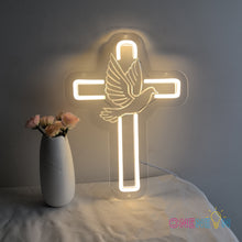 Load image into Gallery viewer, Cross Neon Sign