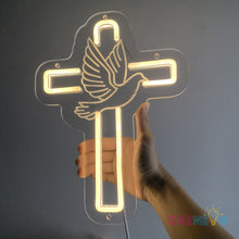 Load image into Gallery viewer, Cross Neon Sign