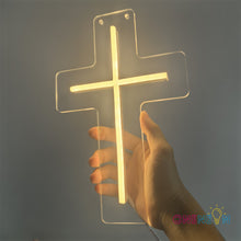 Load image into Gallery viewer, Cross Neon Sign