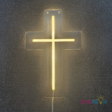 Load image into Gallery viewer, Cross Neon Sign