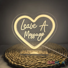 Load image into Gallery viewer, Leave A Message Neon Sign