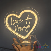 Load image into Gallery viewer, Leave A Message Neon Sign