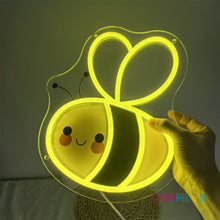 Load image into Gallery viewer, Bee Neon Sign