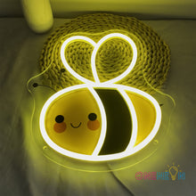 Load image into Gallery viewer, Bee Neon Sign
