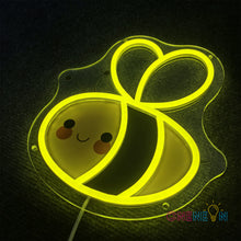 Load image into Gallery viewer, Bee Neon Sign