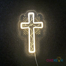 Load image into Gallery viewer, Cross Neon Sign