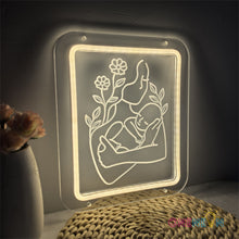 Load image into Gallery viewer, Mom and Baby Neon Sign