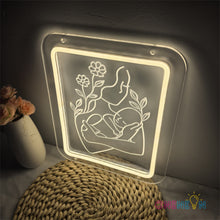 Load image into Gallery viewer, Mom and Baby Neon Sign