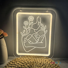 Load image into Gallery viewer, Mom and Baby Neon Sign