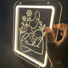 Load image into Gallery viewer, Mom and Baby Neon Sign