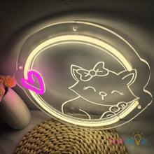 Load image into Gallery viewer, Cute Cat Neon Sign