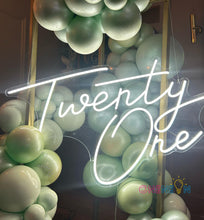 Load image into Gallery viewer, Twenty One Neon Sign