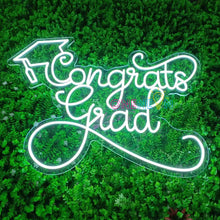 Load image into Gallery viewer, Graduation Decorations 2025 Congrats Grad Neon Sign