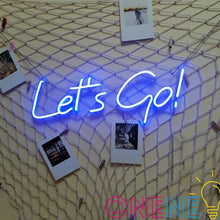 Load image into Gallery viewer, Let's Go Neon Sign