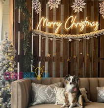 Load image into Gallery viewer, Merry Christmas Neon Sign