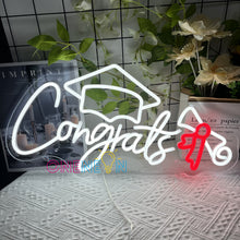 Load image into Gallery viewer, Graduation Decorations 2025 Neon Sign