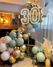 Load image into Gallery viewer, Neon Sign Number For Event Decor Warm white