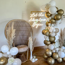 Load image into Gallery viewer, Let The Adventure Begin Neon Sign