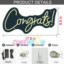 Load image into Gallery viewer, Graduation Decorations 2025 Neon Sign