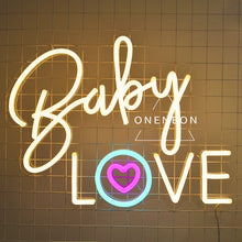 Load image into Gallery viewer, Baby Love Neon Sign