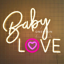 Load image into Gallery viewer, Baby Love Neon Sign