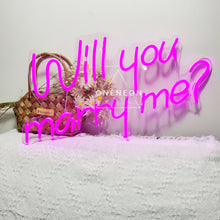 Load image into Gallery viewer, Will You Marry Me Neon Sign