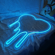 Load image into Gallery viewer, Dripping Heart Neon Sign