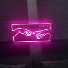 Load image into Gallery viewer, Hands of God Neon Sign